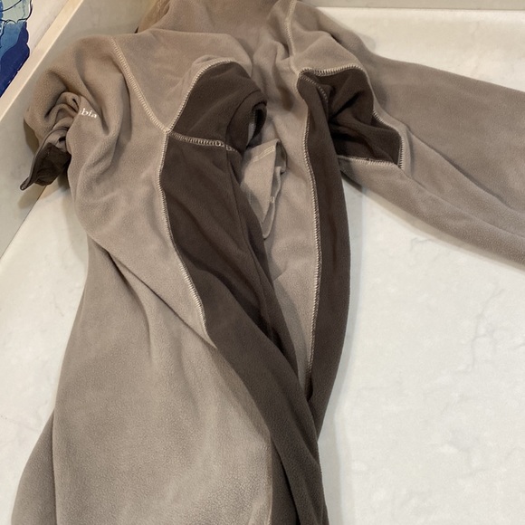 Columbia 3/4 zip Brown and Taupe XL - Picture 6 of 8